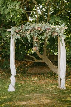 Arche en bois (fleurs de soie et naturelles) pack Provence n°1