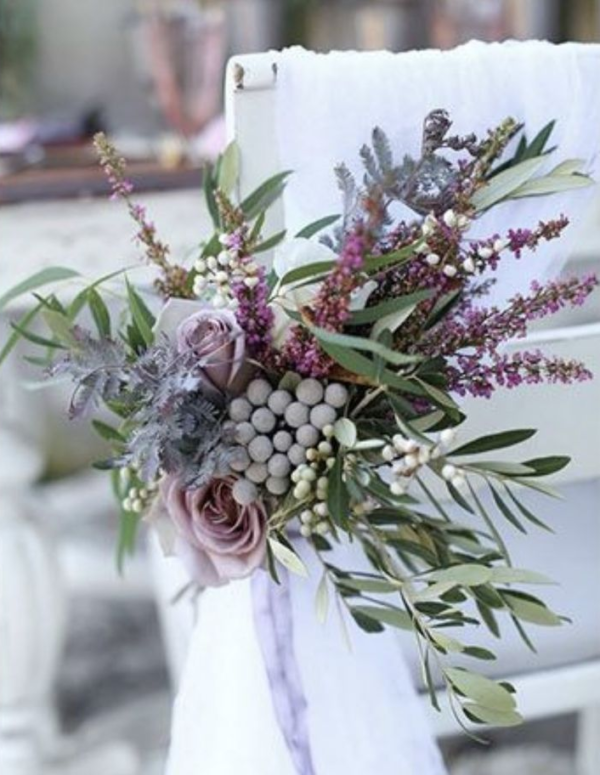 Habillage de l'allée (bouquet de saison fleurs mixte) - pack Provence