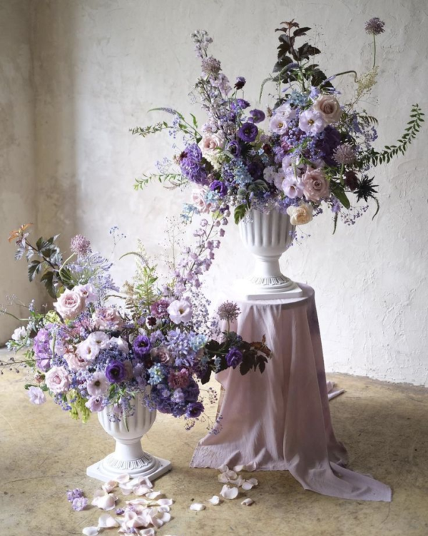composition d'autel (fleurs naturelles et fleurs de soie) - pack Provence