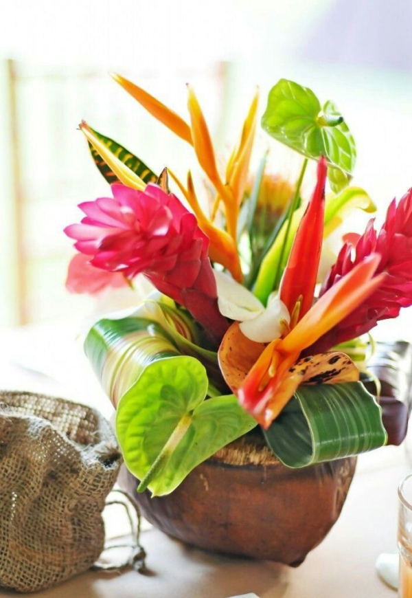 Centre de table Tropical n°1