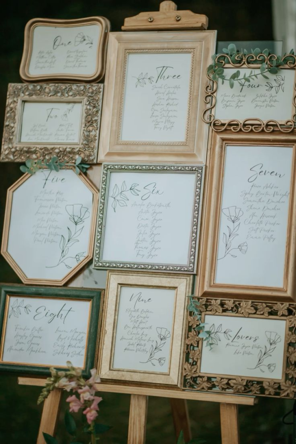 Plan de table pack Vintage (pour 50 personnes)